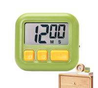 Bsbkoj Timer da cucina digitale, display LCD trasparente magnetico a due vie, conto alla rovescia | Timer digitale multifunzione con supporto | per bollire le uova grigliate fitness apprendimento