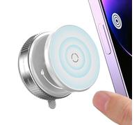 Bsbkoj Vacuum Magnetic Phone Holder, supporto magnetico girevole a 360°, supporto per smartphone, accessorio interno auto, supporto per scrivania per casa o posto di lavoro, nero, bianco