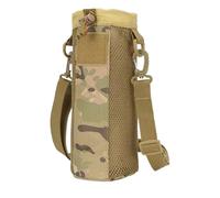 Bsbkoj Water Bottle Carrier with Strap, Drawstring Sling Bag, 9,84 x 4,13 pollici, tracolla regolabile, supporto idratante portatile per corsa, hiking, attività all'aperto, viaggio, mimetico, Siehe