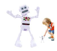 Bsbkoj Windup Toys, Dancing Robot Wind Up Toy, 4.53 Inches Adorable Fun Interactive Portable Toys for Kids Birthday, Classroom Table, Travel, Halloween Christmas Easter Celebration