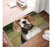 BSCKKDMN Lovely Dog Beagl - Zerbino per porta d'ingresso, per interni ed esterni, antiscivolo, assorbente, lavabile, in flanella, per cucina, camera da letto, bagno, portico, ufficio, 40,6 x 61 cm