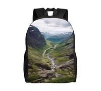 BSCKKDMN Zaino da viaggio per computer portatile, per donne e uomini, impermeabile, leggero, carino, zaino norvegese casual