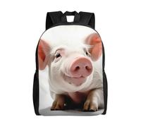 BSCKKDMN Zaino da viaggio per computer portatile, per donne e uomini, impermeabile, leggero, carino zaino sorridente casual