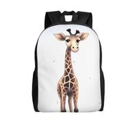 BSCKKDMN Zaino da viaggio per computer portatile, unisex, impermeabile, leggero, carino, grazioso zaino casual con giraffa