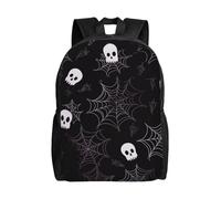BSCKKDMN Zaino da viaggio per computer portatile, unisex, impermeabile, leggero, carino, per Halloween, stile gotico, casual