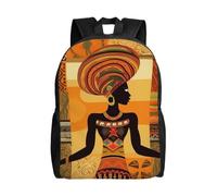 BSCKKDMN Zaino da viaggio per computer portatile, unisex, impermeabile, leggero, carino, stile africano, casual