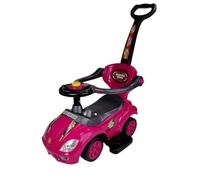 BSD Baby Car - Auto per bambini 381 Mega Car Deluxe Pink - Spingere - Giocattolo da tirare - Ride-On - Attivita giocattolo