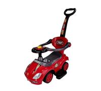 BSD Baby Car - Auto per bambini 381 Mega Car Deluxe Red - Spingere - Giocattolo da tirare - Ride-On - Attivita giocattolo