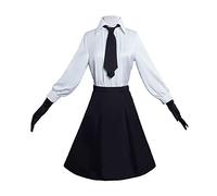 BSD - Costume per cosplay di Dazai Osamu, Nakahara Chuuya/Yosano Akiko, set completo per cosplay di Nakajima Atsushi, con pantaloni o gonna, con parrucca, per Halloween, per donne e uomini