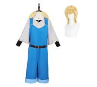 BSD Miyazawa Kenji - Costume per cosplay, personaggio anime, set completo | Tuta blu e camicia bianca, costume da gioco di ruolo per feste di Halloween per adulti