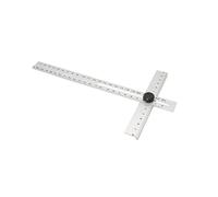 BSD Squadra a T in Alluminio 600 x 360mm - Riga a T Regolabile