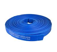 BSD Tubo Piatto Scarico, Tubo d'Acqua Piatto, Manichetta Antincendio Foderato PVC, Tubo di Mandata Piatto - 50m 1” - 2bar