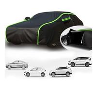 BSDPNARHZ Telo Copriauto Antigrandine per Peugeot 207 SW 2006-2014, Telo Antigrandine Auto, Telo Copri Auto Antigrandine, Telo Auto Antigrandine, New Customization Telo Copriauto(Black/Green)