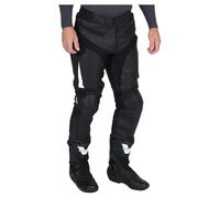 BSE Cento Pantaloni tuta in pelle Nero/Bianco 58 58
