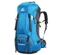 Bseash 60L impermeabile zaino da trekking leggero con copertura antipioggia, zaino da viaggio sport all'aperto per arrampicata campeggio turismo