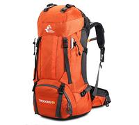 Bseash 60L impermeabile zaino da trekking leggero con copertura antipioggia, zaino da viaggio sport all'aperto per arrampicata campeggio turismo