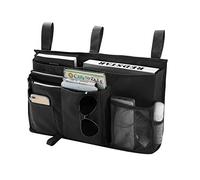 Bseash Organizzatore per letto a castello, borsa di immagazzinamento per letto a 8 tasche, per letto universitario, letto d'ospedale, sponde per letto per bambini, tessuto Oxford 600D