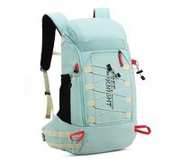 Bseash Zaino da trekking leggero e impermeabile da 40 l, con copertura antipioggia, per sport all'aria aperta, viaggi, campeggio, arrampicata, sci, ciclismo, Verde Latte, 40 Long