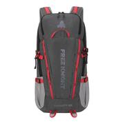 Bseash - Zaino impermeabile da 45 l per escursionismo e campeggio con copertura antipioggia, borsa da viaggio per sport all'aperto, arrampicata, sci, ciclismo, nero, 40L, Da viaggio