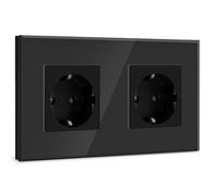 BSEED Presa Schuko e Presa Italiana con USB-A e Type-C o Ricarica Rapida 20W o Interruttore 1Via/2Vie, Prese Elettriche da Muro 10A/16A, Presa Bipassa 118mm