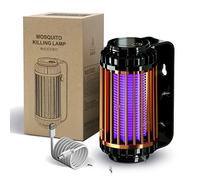 Bseical Antizanzare Elettrico Portatile USB, Zanzariera Elettrica da Interno, Lampada Zanzare Esterno, Lampada Antizanzare Ricaricabile, Anti Zanzare Mini Campeggio UV Luce 50m² (Ricaricabile, Oro)