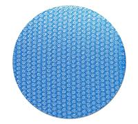 Bseical Telone solare rotondo per piscina, diametro 152 cm, blu, telone solare rotondo, tagliabile, per riscaldamento della piscina, riscaldamento dell'acqua