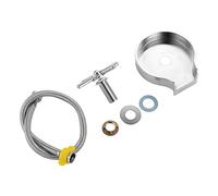 BSEID 10 Lavatrice automatica per bottiglie - Spruzzatore in vetro per lavelli da cucina in metallo, per rubinetti da cucina - Lavatrice per bottiglie con tubo di ingresso dell'acqua, accessori per