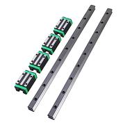 BSEID 2 PZ HGR25 Binario di Guida lineare HGH25 100mm-1500mm + 4 PZ HGH25CA Blocco Cuscinetto a Sfere lineare Tipo Quadrato for Progetto Fai da Te e Macchina CNC (Size : HGR25, Color : 1000mm)