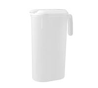 BSEID Bollitore freddo, Brocca per tè gelato con coperchio, Brocca di acqua fredda di grande capacità, contenitore dispenser per bevande alla frutta da 1,8 l/2,5 l per succo, tè freddo, limonata