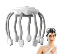 BSEID Massaggiatore per cuoio capelluto elettrico - Strumento elettrico per massaggio alla testa con 10 contatti vibranti per il relax,Massaggiatore del cuoio capelluto SPA in 3 modalità per un