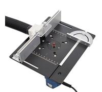 BSEID Piastra del tavolo del router | Inserto per tavolo del router - Piastra del router in alluminio, strumento ausiliario per incisione della piastra di fresatura, piastra di fresatura del legno