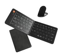 BSEID Tastiera pieghevole - Tastiera da viaggio pieghevole | Tastiera pieghevole ultra sottile portatile per la maggior parte dei tablet, laptop e smartphone, compatibile con 3 dispositivi