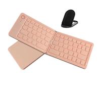 BSEID Tastiera pieghevole | Tastiera mobile pieghevole | Tastiera pieghevole ultra sottile portatile per la maggior parte dei tablet, laptop e smartphone, compatibile con 3 dispositivi