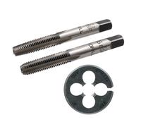 BSF Tap & Die Set Tap in acciaio al carbonio Taper Plug 1" Die Cutter...