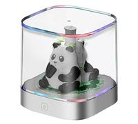 BSFDORPOT Calendario 3D 2025 Panda in Stile Panda Memo Pad con Luce a LED e Custodia acrilica, 256 Fogli di Carta Calendario Desktop Intaglio per Ornamenti per la casa di Ufficio o
