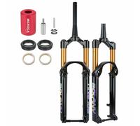 BSFHQS 26/27,5/29" Downhill Mountain Bike Forcella Pneumatica A ASSE Passante 15 * 100mm 1-1/2" Conico AM Enduro Forcella Ammortizzata De Freno A Disco Smorzamento Regolabile Corsa Φ36*150/160mm(29")
