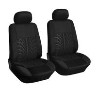 BSFYJXW Set Completo di Coprisedili in Poliestere per Kia Rio GT Line GT-Line, Soft Confortevole Traspirante Protezione per Sedili Auto, Auto Accessori,2 Seats-Black