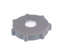 BSH Coperchio compatibile con Bosch lavastoviglie, per contenitore di sale, originale, acciaio inox lucido, Stainless Steel