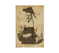 BSHNWX Poster artistico su tela di Breaking Bad Bryan Cranston, senza cornice, 40 x 60 cm