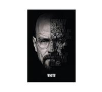BSHNWX Poster artistico su tela di Breaking Bad Bryan Cranston, senza cornice, 50 x 75 cm