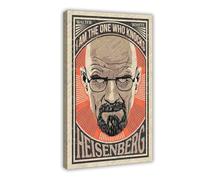 BSHNWX Poster artistico su tela, motivo: Breaking Bad Bryan Cranston, stile cornice, 20 x 30 cm