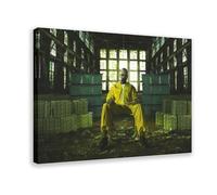 BSHNWX Poster su tela con cornice di Breaking Bad Bryan Cranston, 30 x 45 cm