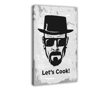 BSHNWX Poster su tela con cornice di Breaking Bad Bryan Cranston, 30 x 45 cm