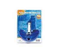 BSI - Aspirapolvere - Speciale fondo - Uso manuale - con tasca per i rifiuti della piscina - Adattabile sul manico BSI (non fornito) - 30 cm