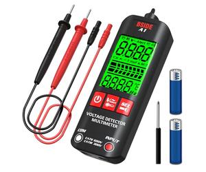 BSIDE A1 Mini Multimetro Digitale Automatico Tester Elettricista Tascabile Grande LCD 3 Risultati Rilevatore di Tensione Senza Contatto Tester Semplice di continuità Resistenza Frequenza