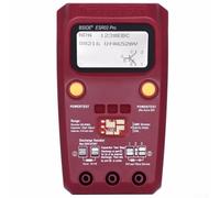 BSIDE ESR02 Pro Tester digitale transistor con LCD retroilluminato per test componenti SMD e misurazione dell'induttanza (ESR02PRO-Red)