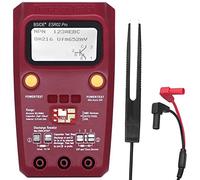 BSIDE ESR02 PRO -Tester per transistor SMD, controllo componenti Mega328 NPN/PNP diodo resistore induttore misuratore capacità elettrica ESR, con pinzette