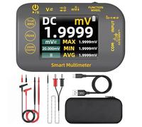 BSIDE Mini Multimetro digitale 20000 conteggi TRMS Multimetro portatile 1000V Voltmetro Ricaricabile 2.8'' LCD Tester Misura AC/DC Tensione Resistenza Capacitanza Diodo Temperatura