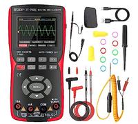 BSIDE Mini Oscilloscopio Digitale Portatile con Larghezza di Banda 10 Mhz 9999 Conteggi Multimetro Oscilloscopio Ricaricabile con Display a Colori Tester Multifunzione per Autofficina Automotive
