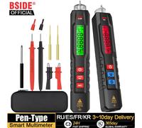 BSIDE Multimetro digitale intelligente Tipo penna Multitester Vero RMS Voltmetro DC AC Tensione Capacità Ohm Hz Diodo NCV Tester live